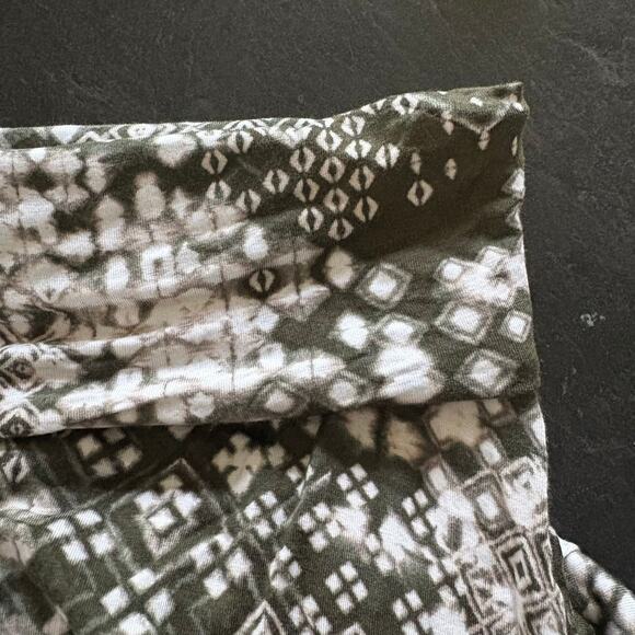 Sonoma Abstract Print Maxi Skirt Green White Small - Picture 9 of 11